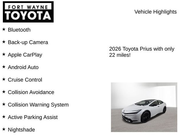 2026 Toyota Prius Plug-in Hybrid Nightshade Edition