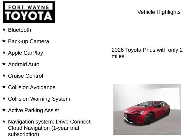 2026 Toyota Prius Plug-in Hybrid SE