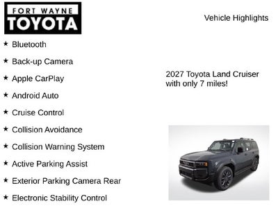 2027 Toyota Land Cruiser Land Cruiser