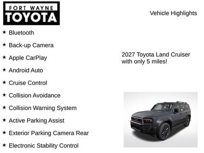 2027 Toyota Land Cruiser Land Cruiser