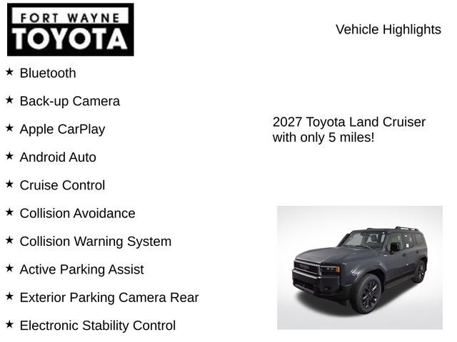 2027 Toyota Land Cruiser Land Cruiser