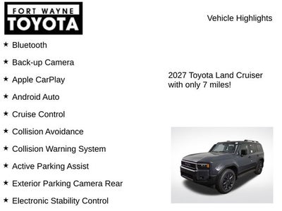 2027 Toyota Land Cruiser Land Cruiser