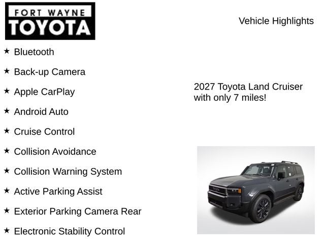 2027 Toyota Land Cruiser Land Cruiser