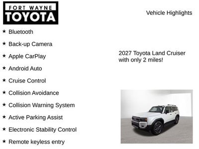 2027 Toyota Land Cruiser Land Cruiser