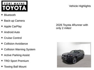 2026 Toyota 4Runner TRD Sport Premium