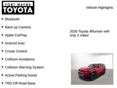 2026 Toyota 4Runner i-FORCE MAX Hybrid TRD Off Road