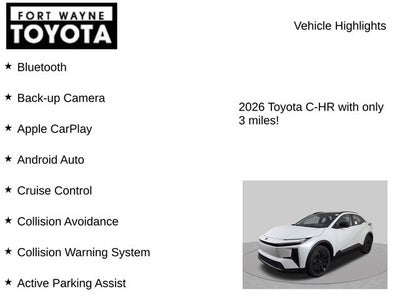 2026 Toyota C-HR XSE