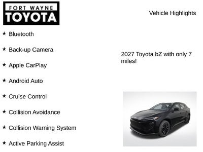 2027 Toyota bZ XLE