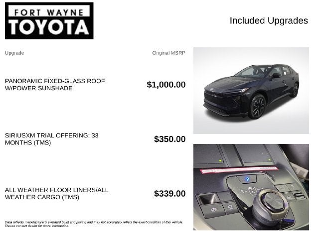 2026 Toyota bZ XLE