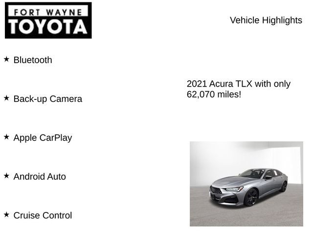 2021 Acura TLX A-Spec Package
