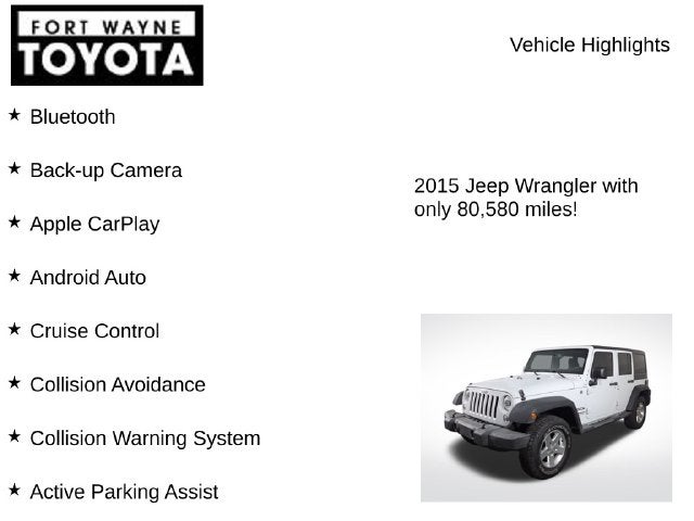 2015 Jeep Wrangler Unlimited Sport