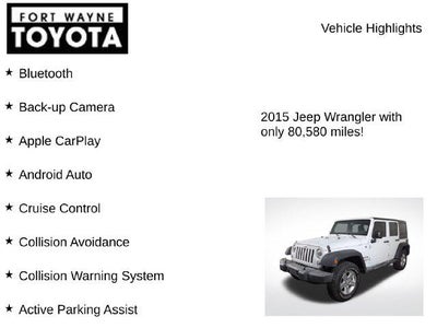 2015 Jeep Wrangler Unlimited Sport