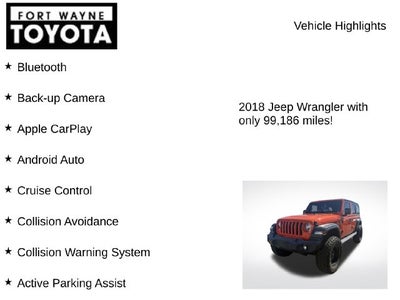 2018 Jeep Wrangler Unlimited Sport S