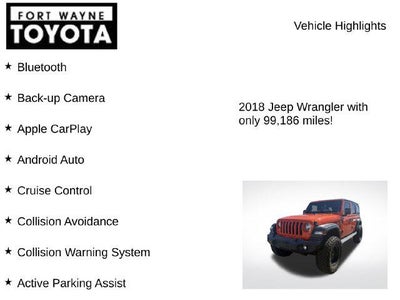 2018 Jeep Wrangler Unlimited Sport S