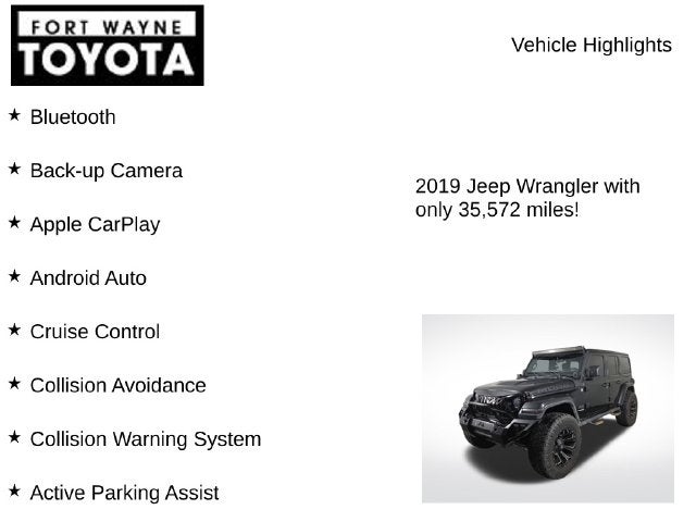 2019 Jeep Wrangler Unlimited Sahara