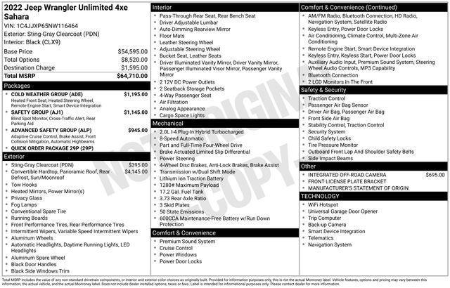 2022 Jeep Wrangler Unlimited Sahara 4xe