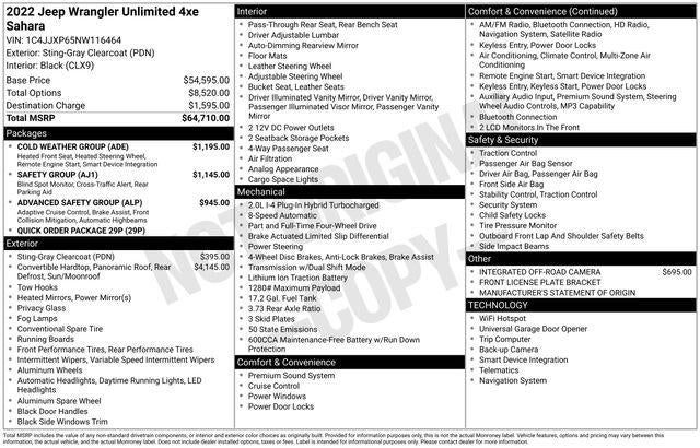 2022 Jeep Wrangler Unlimited Sahara 4xe