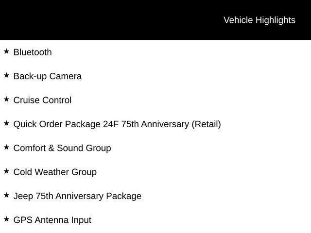 2016 Jeep Cherokee 75th Anniversary Edition