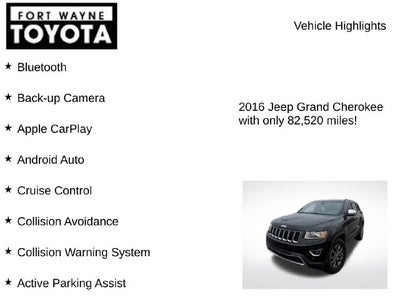 2016 Jeep Grand Cherokee Limited