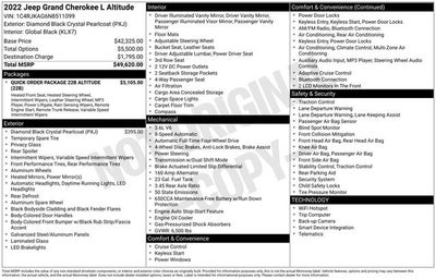 2022 Jeep Grand Cherokee L Altitude