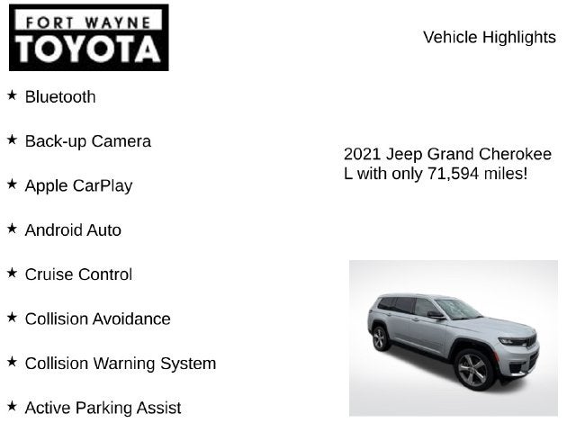 2021 Jeep Grand Cherokee L Limited