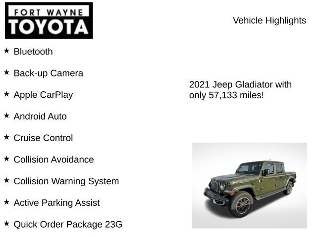 2021 Jeep Gladiator Overland