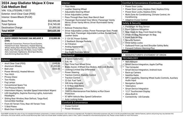 2024 Jeep Gladiator Mojave
