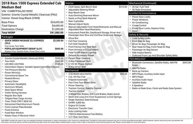 2018 RAM 1500 Express
