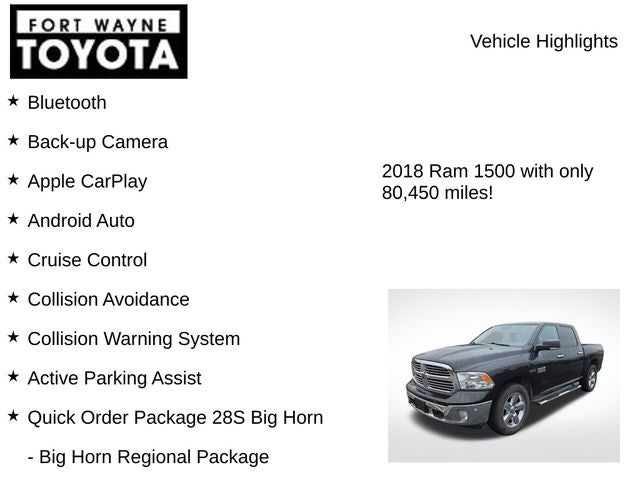 2018 RAM 1500 Big Horn