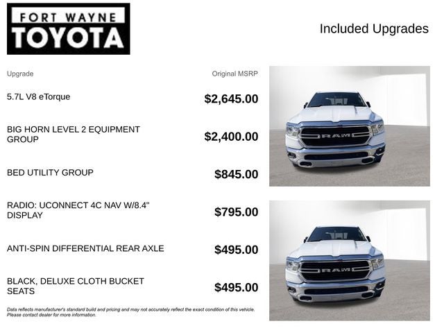 2019 RAM 1500 Big Horn/Lone Star