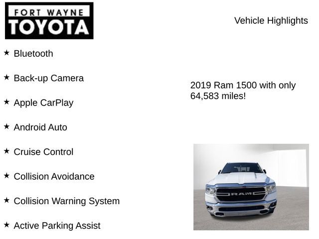 2019 RAM 1500 Big Horn/Lone Star