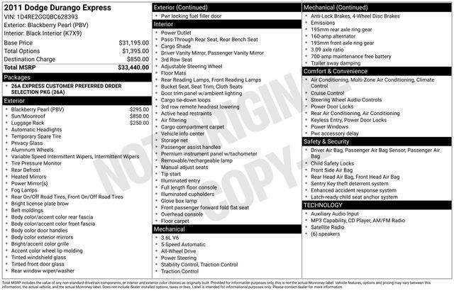 2011 Dodge Durango Express