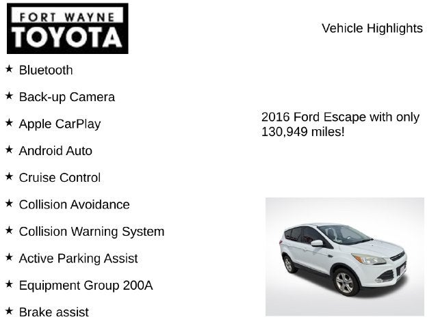 2016 Ford Escape SE