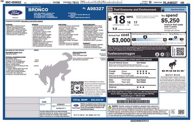 2024 Ford Bronco Big Bend