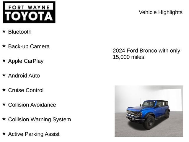 2024 Ford Bronco Big Bend
