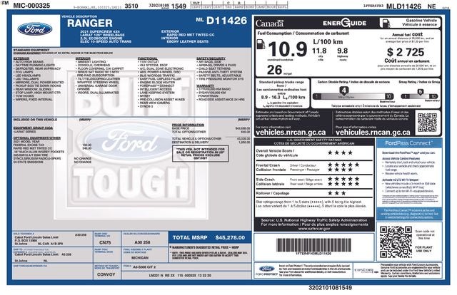 2021 Ford Ranger XL