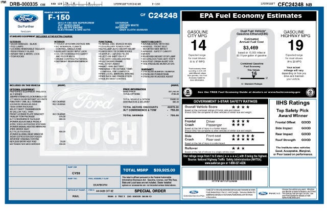 2012 Ford F-150 XLT