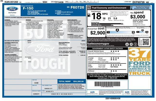 2014 Ford F-150 STX