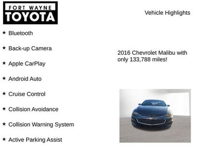 2016 Chevrolet Malibu LT 1LT