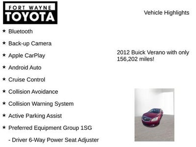 2012 Buick Verano Convenience Group