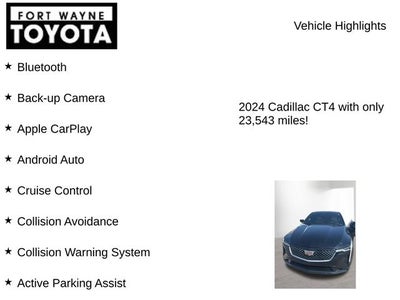 2024 Cadillac CT4 Premium Luxury