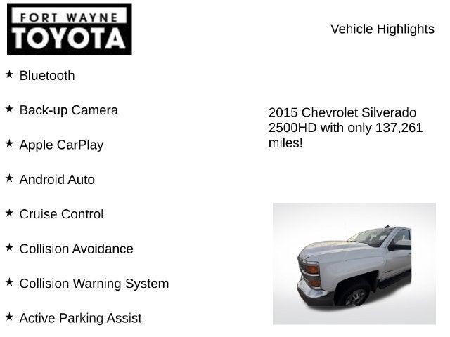 2015 Chevrolet Silverado 2500HD LT