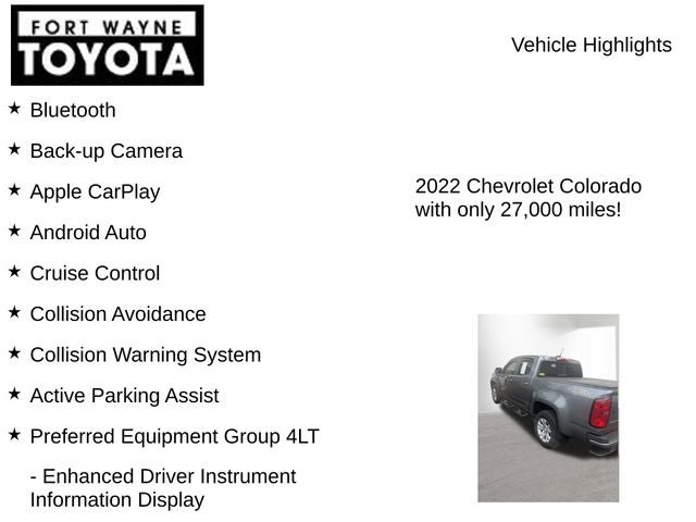 2022 Chevrolet Colorado LT