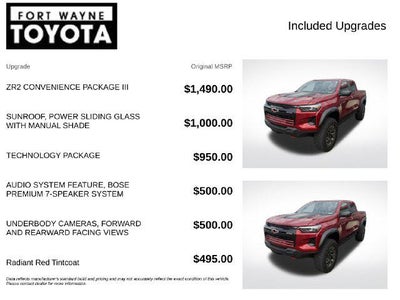 2023 Chevrolet Colorado ZR2