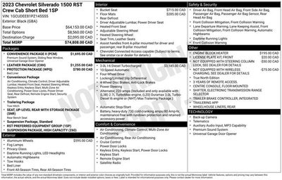 2023 Chevrolet Silverado 1500 RST