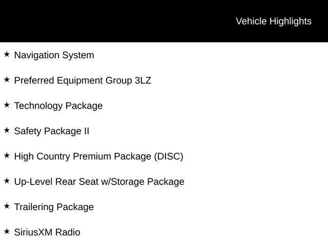 2019 Chevrolet Silverado 1500 High Country