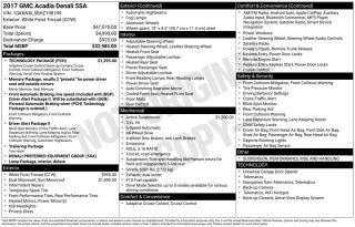 2017 GMC Acadia Denali