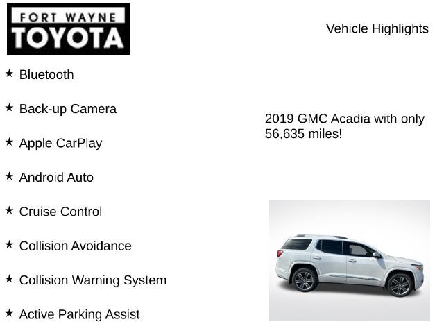 2019 GMC Acadia Denali