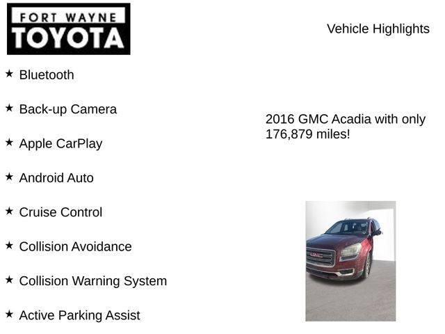 2016 GMC Acadia SLT-1