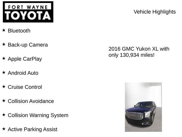 2016 GMC Yukon XL Denali